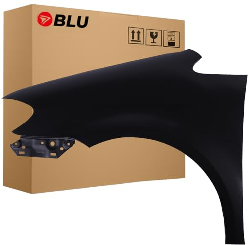 BLU Kotflügel Passend für Volkswagen Touran 1T2 LC9X Links Schwarz | 2007-2010 | Vorderseite Vorne | Lackiert | Einbaufertig