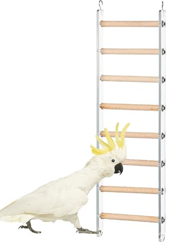 per pappagalli – Giocattolo da arrampicata per gabbia per uccelli, gioco coinvolgente per gabbia, gioco per parrocchetti, palestra, box per parrocchetti, girevole per addestramento per
