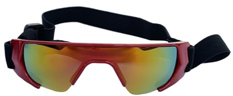 uikios Winddichte Sonnenbrille für Haustiere, Hunde, Augenschutz, Schutz für Outdoor-Augenschutz, Sportzubehör, sichere Passform, Hundesonnenbrille