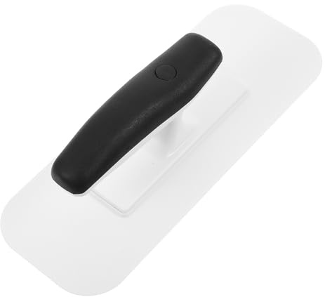 COLLBATH Llana de Acabado de Plástico Ligera Punta Redonda Herramienta para Alisar Papel Pintado y Yeso Esparcidor Ergonómico para Paredes y Proyectos de Pintura y Reparación