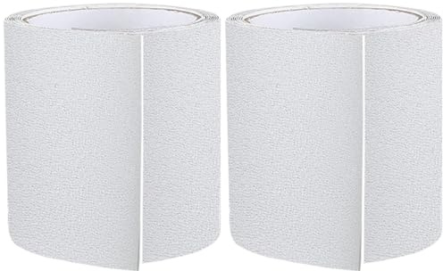 HOODANCOS Almohadillas Protectoras para Suelas de Zapatos 2 Pcs Transparentes 10X50 CM Película Autoadhesiva y Antideslizante Recortables para Tacones Altos y Calzado Deportivo Uso en
