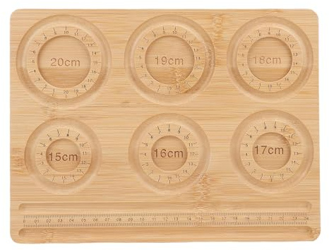 Srliya Planche de Perles en Bois Fabriquées à L'échelle 15-20 Cm, Fournitures de Fabrication de Bijoux en Bois Massif, Plateau de Perles avec un Design Innovant, pour les Projets de