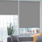 HIDODO Thermal Roller Window Blinds, Blackout Roller Blinds for Windows, Waterproof Fabric Blinds UV Protection Fit Bedroom, Living Room, Bathroom, Kitchen and Doors, 91 x 183 cm, Grey