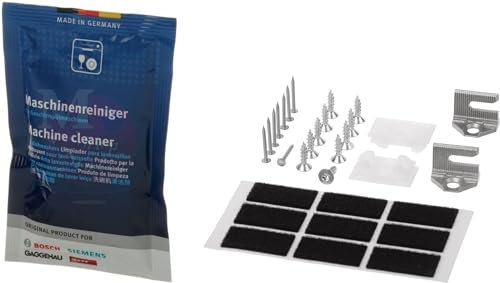 Kit fissaggio porta slide sliding pannello lavastoviglie compatibile con Bosch Siemens Neff Gaggenau 00626592 10009603 sgrassante pulitore 45 grammi incluso!