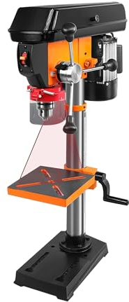 ZYJIX Soporte para Taladradora De Mesa De 12 Velocidades, Máquina Perforadora De Banco, Portabrocas De 3-16 Mm, Taladradora De Mesa para Hierro, Aluminio, Madera Y Placa De Plástico(Size:10inch)
