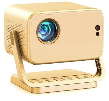 【Auto Focus/Keystone】 Videoproiettore Ufficiale Netflix, VOPLLS Proiettore Full HD 1080P, Proiettore Bluetooth WiFi 6, Supporta Proiettore Home Theater Dolby Audio, Zoom 50%, Adatto per USB/HDMI/AV