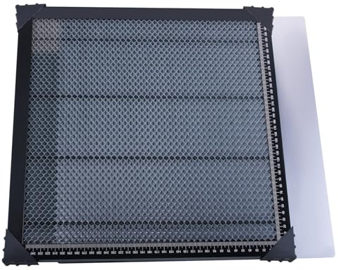 GIVIHGETI Table en nid d'abeille laser 400mm x 400mm Plateau de travail pour une dissipation rapide de la chaleur et protection du bureau, Accessoire pour machine à graver laser Honeycomb 15.7 x 15.7