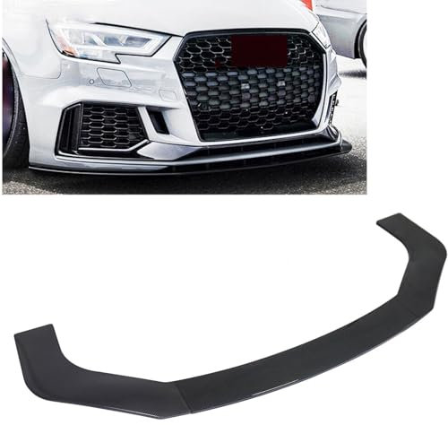 UUJYSEXW Auto Frontspoiler für Audi A4 B9 Sedan Limousine 2015-2023 2024, Spoilerlippe Frontspoilerlippe Protector Antikollisionsschutz Auto Zubehör,Carbonfiberpattern-B
