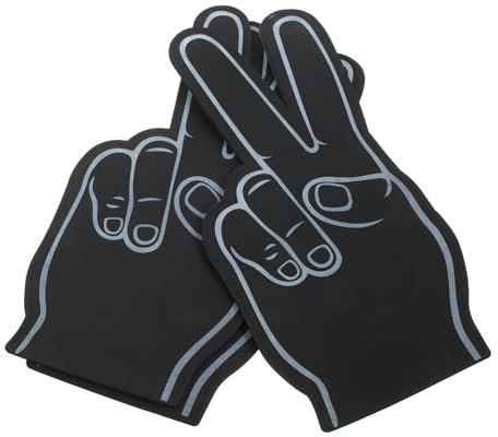 OSOLADY 3stücke Schaumstofffinger Für Sportevents Party-zubehör Cheerleader-Accessoire Leicht Und Zu Tragen Auffälliges Design Für Festivals Und Sportfans