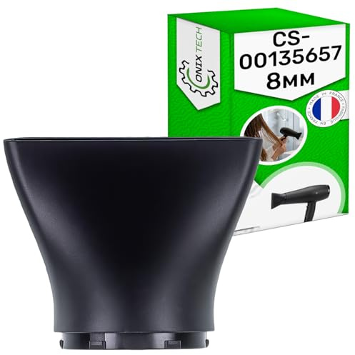 Beccuccio Phon 8 mm CS-00135657 per Rowenta Infini Pro | MADE IN FRANCE - Garanzia di 5 Anni - ONIX TECH