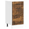 vidaXL Lucca Kitchen Base Cabinet - Smoked Oak Engineered Wood - Sink Base Cabinet - 40x46x81.5 cm - Modern Style with Adjustable Feet
