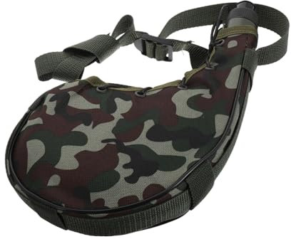 SKISUNO Gourde de Sport Extérieure Camouflage, Grosse Capacité, Légère et Portable, avec Sangle et Poche, pour Randonnée et Cyclisme