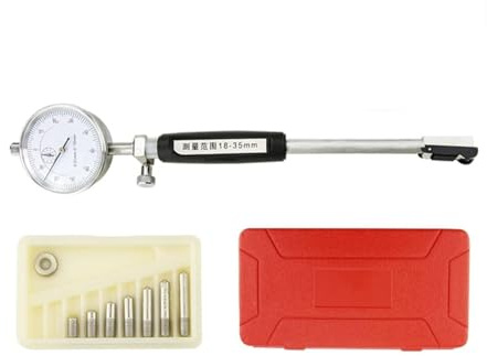 Reloj Comparador, Indicador de esfera de diámetro, varilla de medición, indicador de esfera de diámetro interior, micrómetro, herramienta de medición de carpintería, 18-35-50-160mm para carpintería, t