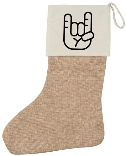Huuraa Weihnachtsstrumpf Pommesgabel Hand Geschenk