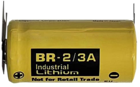 HIGHAKKU Replacement Battery BR-2/3AE2SPE Lithium Battery with Print Contact 3.0 Volt