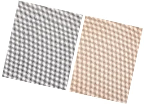 TOYANDONA 2 pièces Tapis de Cuisson BBQ Non Adhérent Fibre de Verre Réutilisable Résistant Chaleur pour Barbecue Grill et Pique- Facile à Nettoyer