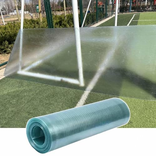 Lastra Di Coperture In Policarbonato Da 0.8mm,Pannelli In Fibra Di Vetro,Lastre Per Tetto Impermeabili Resistente UV,Pannelli In Plastica Di Ricambio Per Serre,Facile Piegare E Tagliare,W×L-0.5x3m