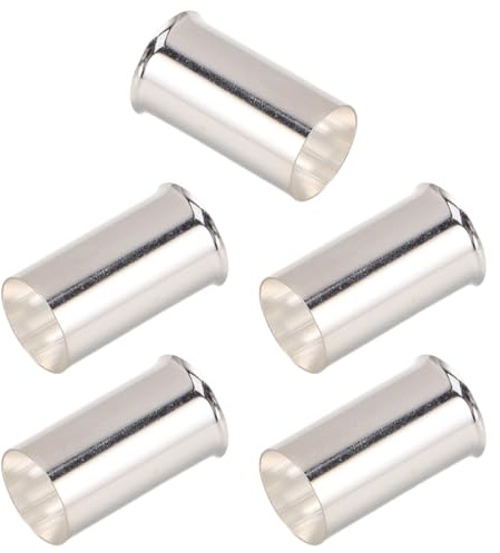 TOBBOMEY 5 Pezzi Terminali Rame per Cavi con Guaina Protettiva Connettori Crimp per Impianti Audio Auto Kit Terminali Elettrici Resistenti e Facili da Installare