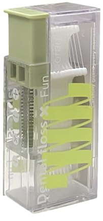 per filo interdentale - porta filo interdentale | Dispenser per filoo | interdental | Organizer dentale portatile | Espulsione automatica del fil interdentalee, riutilizzabile per il ristorante