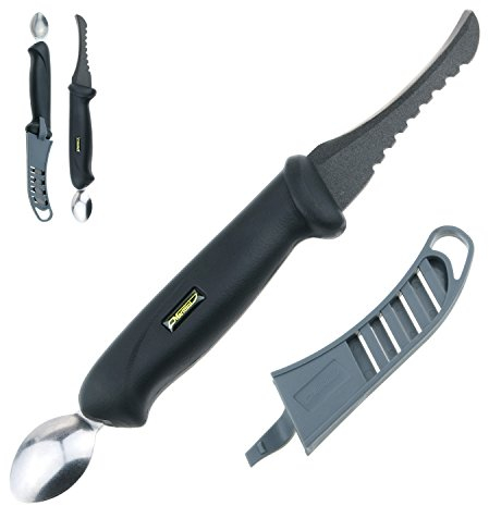 Marttiini Coltello da pesca, lama a lunga durata, rivestimento Martef 3 in 1, per sgrossare, smontare e rimuovere – Fish Cleaner Knife 175019 C