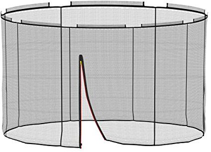 Ampel 24 Deluxe Sicherheitsnetz für Trampolin Ø 305 cm, Ersatznetz für 8 Stangen, Netz außenliegend, Ersatzteil reißfest und UV-beständig