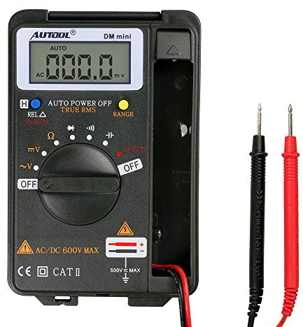 Multímetro digital de bolsillo Autool Mini VC921 3/4 DMM AD/DC con comprobador de frecuencia hasta el 4000