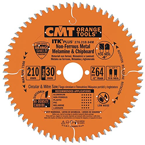 CMT ORANGE TOOLS 276.160.48H - KREISSÄGEBLAT FÜR ALUMINIUM HW 160x1.8/1.2x20+16 Z48 TCG NEG