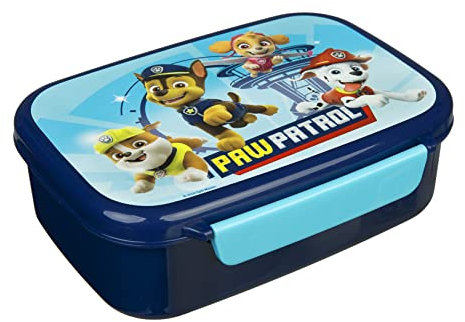Scooli Boîte à déjeuner pour enfant avec insert amovible – Pat' Patrouille – Boîte à goûter pour la maternelle – Boîte à sandwich en plastique sans BPA