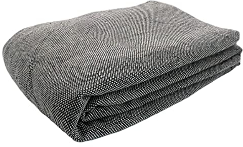 Sharplace rutschfest Teppich-Unterlage Tufting Tuch Unterstoff 1 x 5M, Tufting-Stoff für Teppiche, Filzstoff, Final Backing Cloth Rug Fabric Woven Tool, Teppichunterlage, Rückseite Stoff DIY, Grau