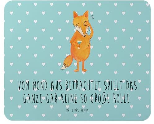 Mr. & Mrs. Panda Mouse Pad Fuchs Lord - Geschenk, Mauspad, Spruch Lustig, Laptop, Cocktail, Mousepad, Weise, mousematte, Mond, Schick, Neugierig