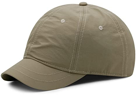 Faringoto Cappello da Baseball Unisex ad Asciugatura Rapida a Tesa Corta per Golf, A-kaki., Taglia unica