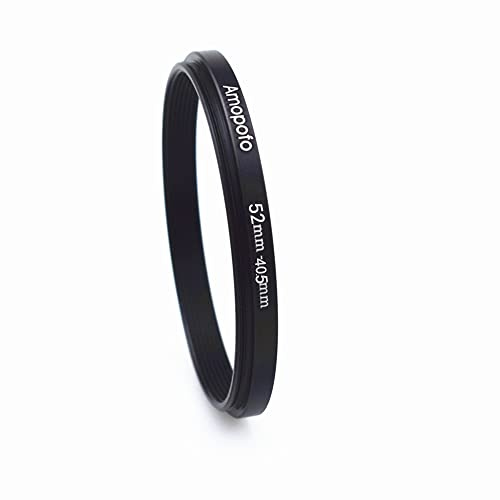 52mm Objektiv Konverter 40.5mm Kamera Filter Ring,Kompatibel mit Allen 52mm Kamera objektiven zu 40.5mm UV,ND,CPL Zubehör,Aus CNC gefrästem Material (52mm-40.5mm)