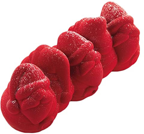 Pavoni Stampo in Silicone per Dolci di Natale Santa Log KE084 Italia