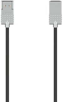 Hama HDMI Kabel, Stecker – Stecker, 1m, Ultra HD 4K, HDR, Ethernet, ARC | Ladekabel schwarz, ultradünn, leicht, flexibel, Vollmetallgehäuse, ideal auch für Smartphone, Tablet, Laptop etc.