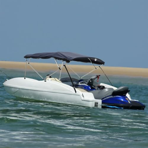 Bimini-Markise, 3 Bögen mit Seitenwänden aus Netz, wenjingqi-94843