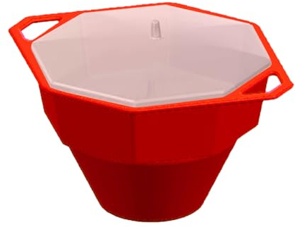 Silikon Popcorn Popper, Party Popcorn Schüssel, Popcorn Schüssel mit Griffen, Air Popcorn Maker, Mikrowelle Popcorn Maker, Popcorn Schüssel, Wiederverwendbare Silikon Popcorn Maker für Filmabend