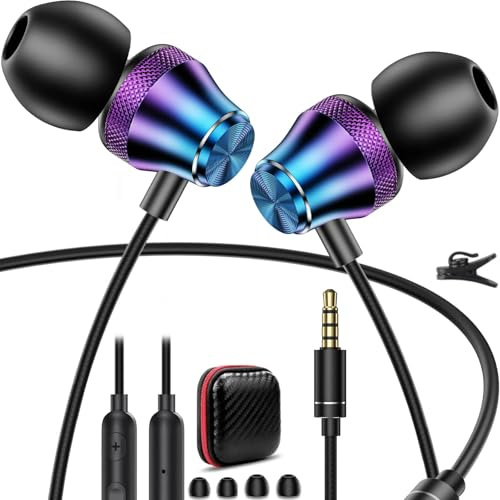 TOPAUX Kopfhor mit Kabel 3,5mm für Kindle Fire HD 10 8 Kids Pro Tablet
