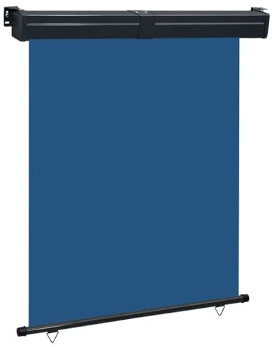 Xichuzi Toldo Lateral de balcón Azul 140x250 cm, Toldo Balcon, Toldos Exterior Terraza, Toldos para Ventanas, Toldo Vertical Exterior - 48426