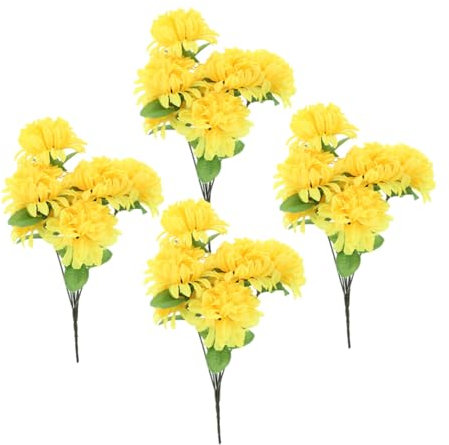 VALICLUD Bouquet per Cimitero per Decorazioni Autunnali e Memoriali Fiori Artificiali per Funerali e Attività