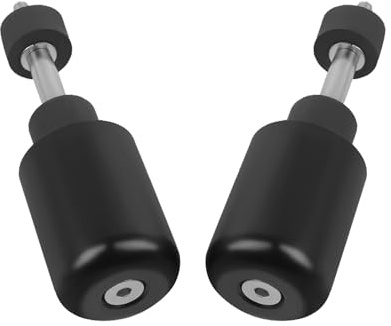 WORLDMOTOP Motorcycle Handle Bar End Grips Plug Weights Hand Grips Plug Caps Replacement for Suzuki VL800 VL 800 2016-2023