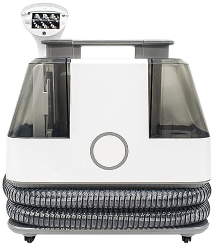 Nettoyeur de tapis avec brosse haute vitesse et brosse pour animaux domestiques, aspiration 15 kPa pour un nettoyage en profondeur, double réservoir pour le nettoyage des taches sur le lit, siège de