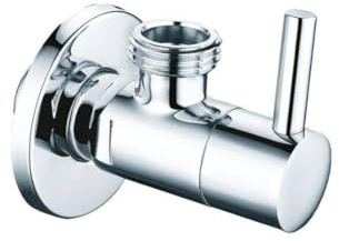 Rubinetto sottolavabo tondo cromato 1/2”×3/8” | Tecom