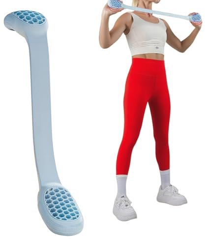 Banda de resistencia de agarre 2 en 1, portátil y ligera, 52 x 6 x 3 cm, cuerda de entrenamiento de espalda, banda de entrenamiento de fuerza, diseño ergonómico, para atletas juveniles