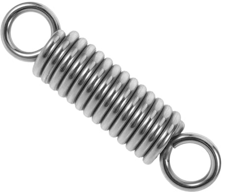 BESPORTBLE Resorte de Suspensión Antichoque para Columpio de Porche Muelle Extensible de 6 MM de Acero Inoxidable 304 150 MM de Largo para Silla Colgante Infantil y Hamaca