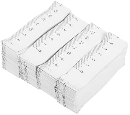 MAGICLULU Ruban à Mesurer Jetable en Papier 1 M Double Face, Lot de 100 Pièces, Règle de Mesure des Plaies et Périmètre Crânien pour -nés, Outil Hygiénique pour Usage Médical et Domicile