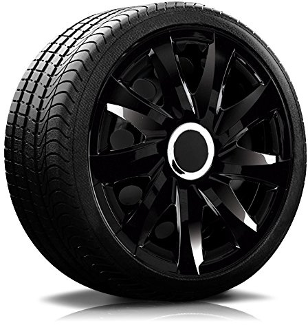 16 Zoll RKK01 Premium Line (Schwarz) Radkappen/Radzierblenden 4 Stück