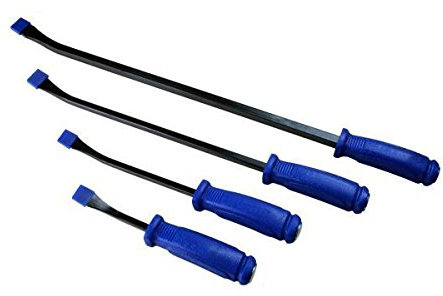 US PRO 4pc Go-Thru Wrecking Pry Bar Set Lever Crow Bars 200mm - 600mm 6767