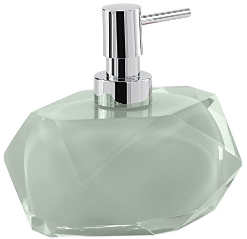 Gedy Chanelle Dosatore di Sapone, Resina, Verde, 7,8 x 11,5 x 12,6