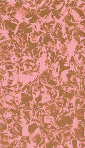 Wachsverzierfolien geknittert Anzahl 1 Stück, Größe 225 x 90 mm, Farbe rosa/gold