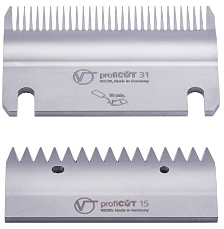VOSS.farming Schermesser für Pferdeschermaschine profiCUT (31/15 Zähne) für Verschiedene Schermaschinen